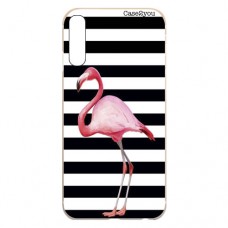 Capa para Samsung Galaxy A7 2018 Case2you - Flamingo Listrado